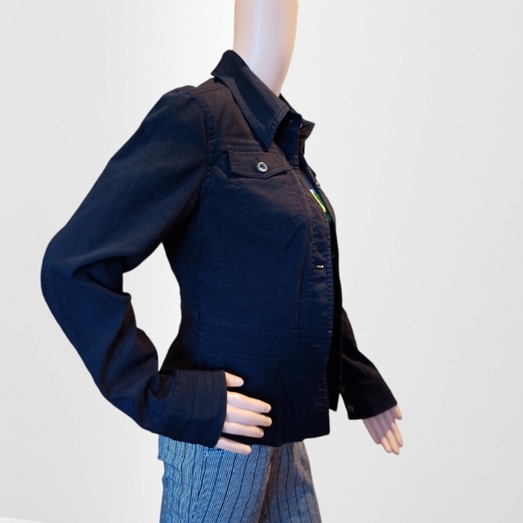 Mexx Women's Y2K Black Stretch Jacket - Picture 9 of 16